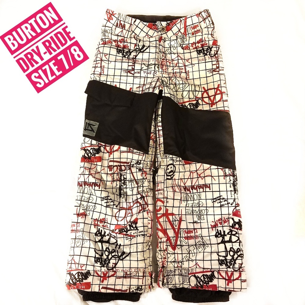 Burton boy ski snowboard pants Medium size 7-8